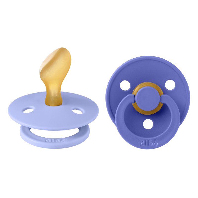 BIBS Colour Latex Anatomical Size 2 Hush/Grape 2-pack