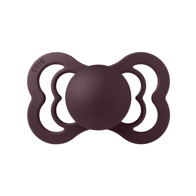BIBS Supreme Silicone Size 2 Plum