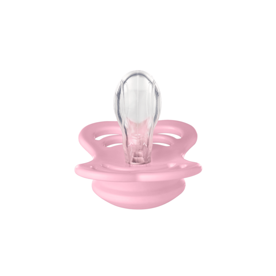 BIBS Supreme Silicone Size 1 Baby Pink