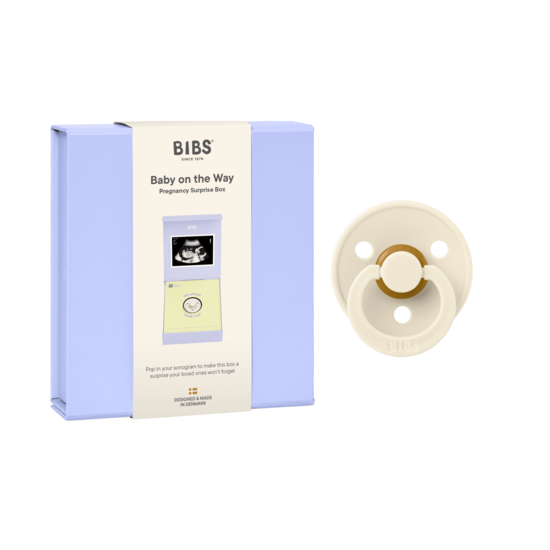 BIBS Gift Set Baby on the Way Latex Size 1 Ivory