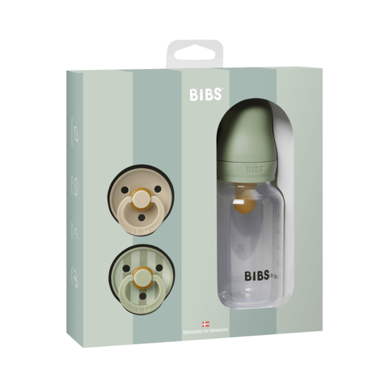 BIBS Gift Set Baby Sprinkle Sage