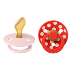 bibs-studio-colour-polka-latex-anatomical-size-2-blossom-candy-apple-2-pack