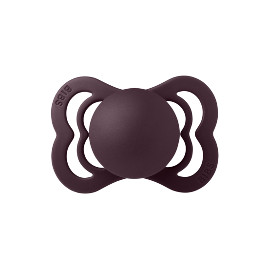 BIBS Supreme Silicone Size 1 Plum