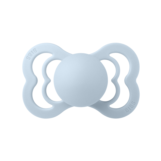 BIBS Supreme Silicone Size 2 Baby Blue