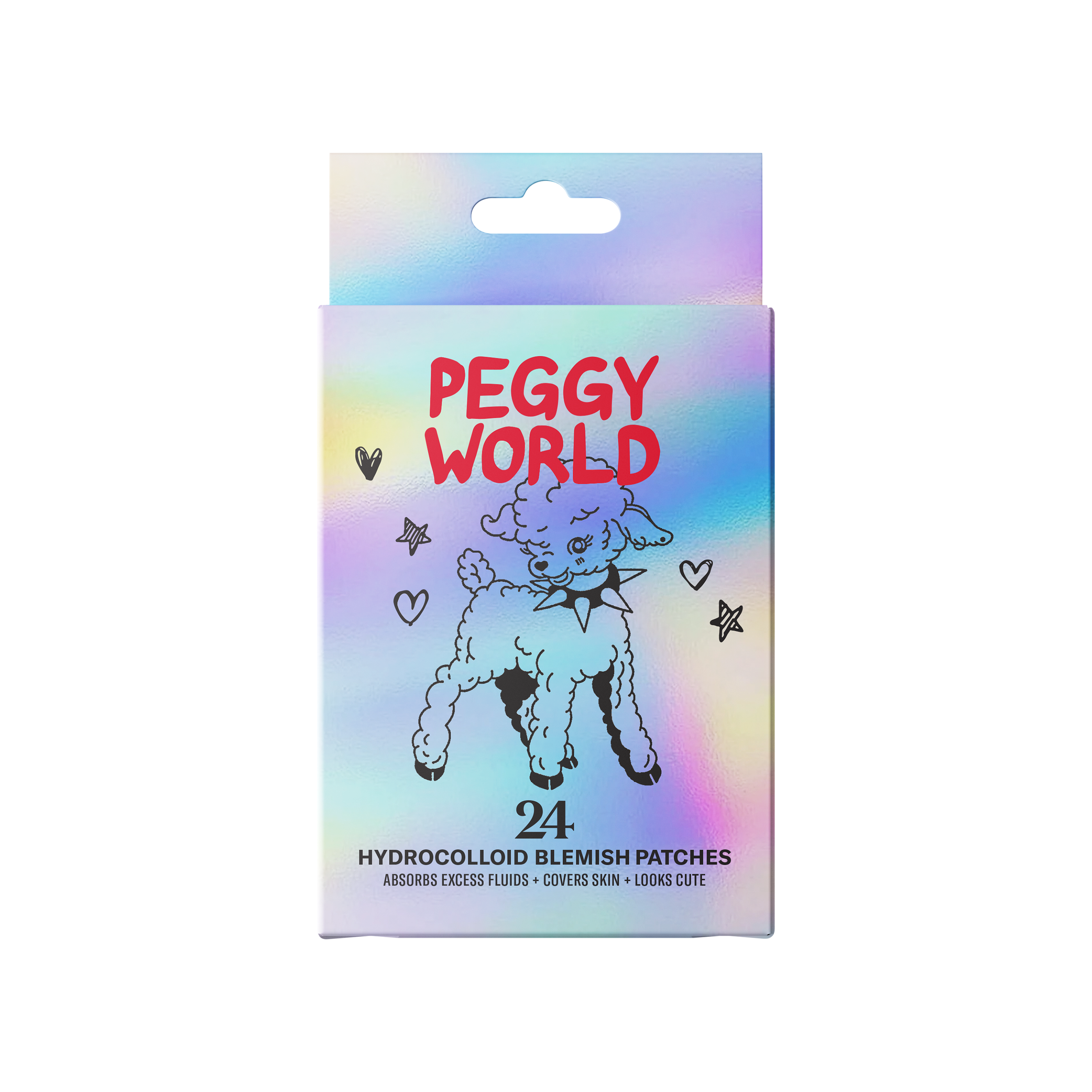 Peggy World Blemish Patches Hearts and Stars Holographic 24 st