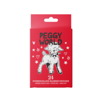 Peggy World Blemish Patches Hearts and Stars Red 24 st