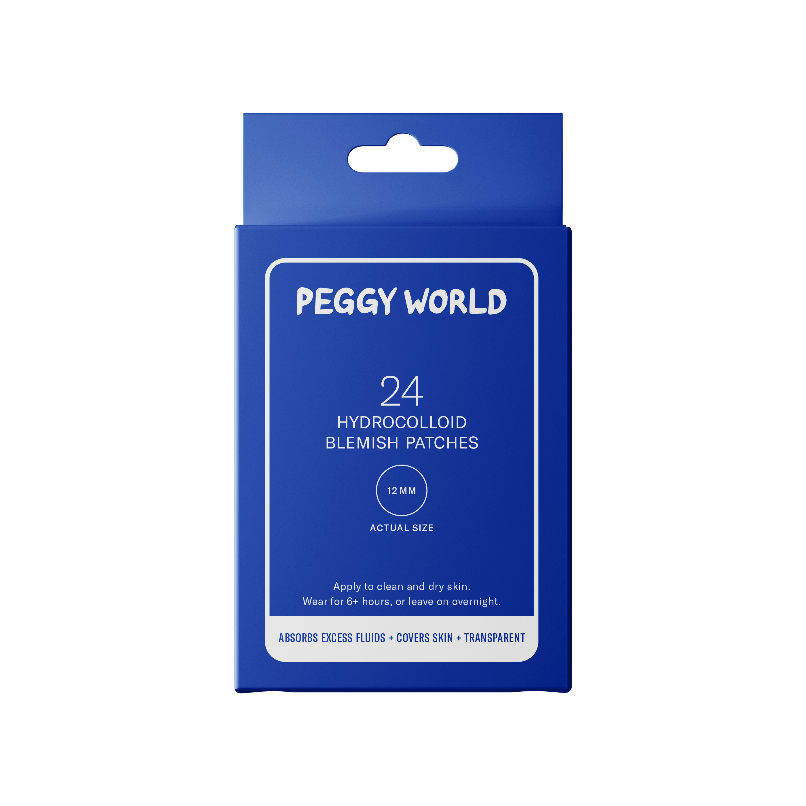 Peggy World Blemish Patches Round Transparent 24 st