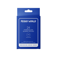 Peggy World Blemish Patches Round Transparent 24 st
