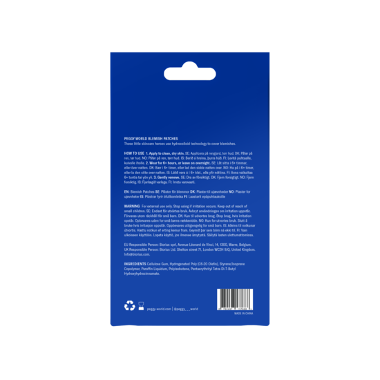 Peggy World Blemish Patches Round Transparent 24 st