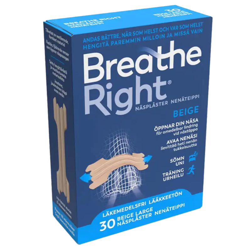 Breathe Right Näsplåster Beige L 30 st