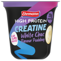 Ehrmann Proteinpudding Vit choklad med Kreatin 230 g