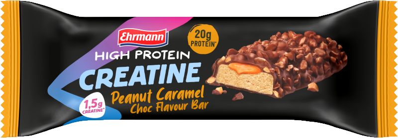 Ehrmann Proteinbar Kreatin Choklad, Karamell  och Jordnöt 60 g