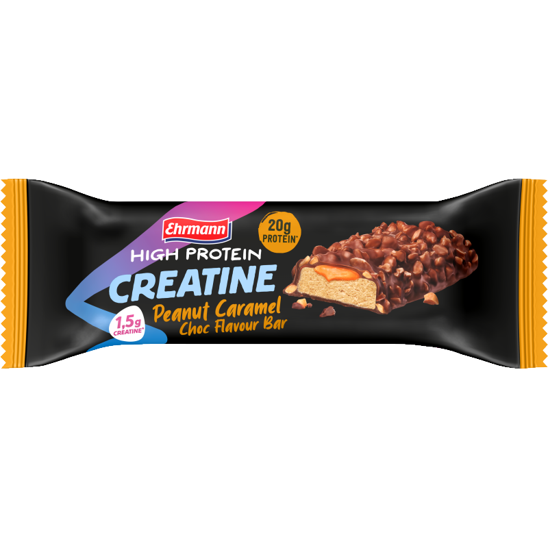Ehrmann Proteinbar Kreatin Choklad, Karamell och Jordnöt 60 g