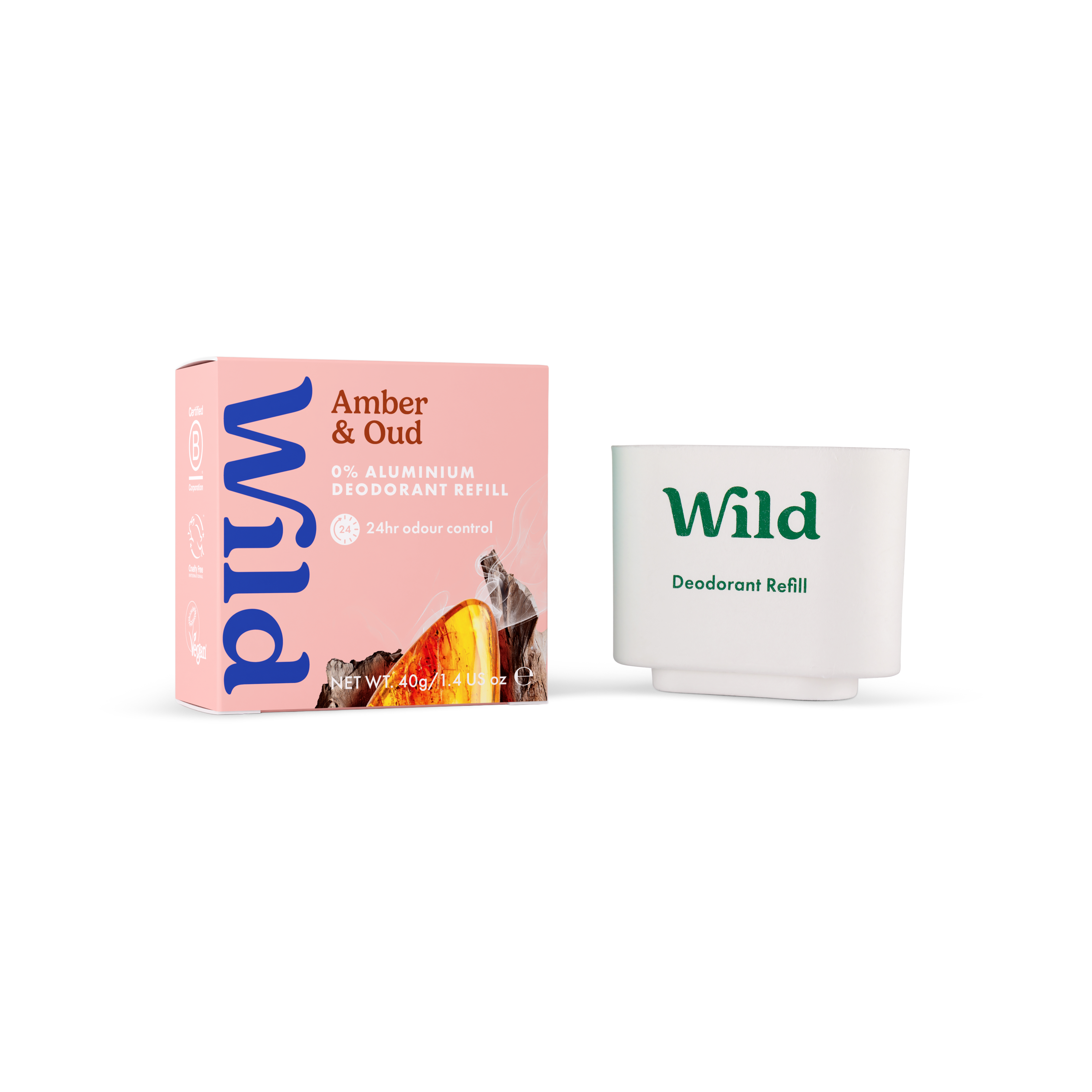 Wild Deo Stick Refill Amber Oud 40 g