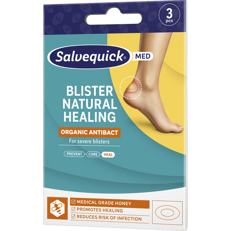 SalvequickMED Blister Natural Healing Heel 3 st