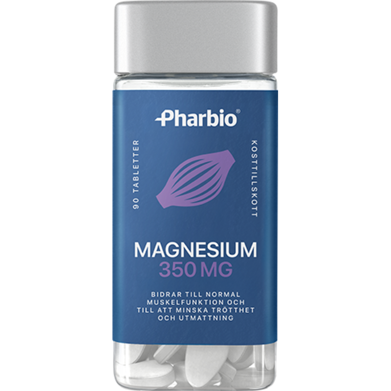 Pharbio Magnesium 350 mg 90 tabletter