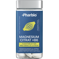 Pharbio Magnesiumcitrat +B6 100 tuggtabletter