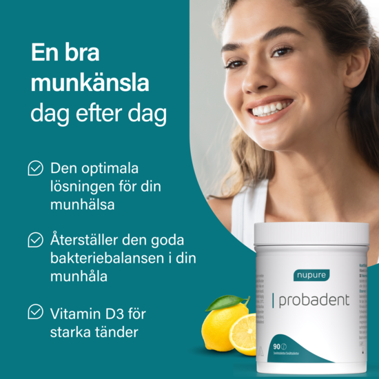 Nupure Probadent 90 tabletter