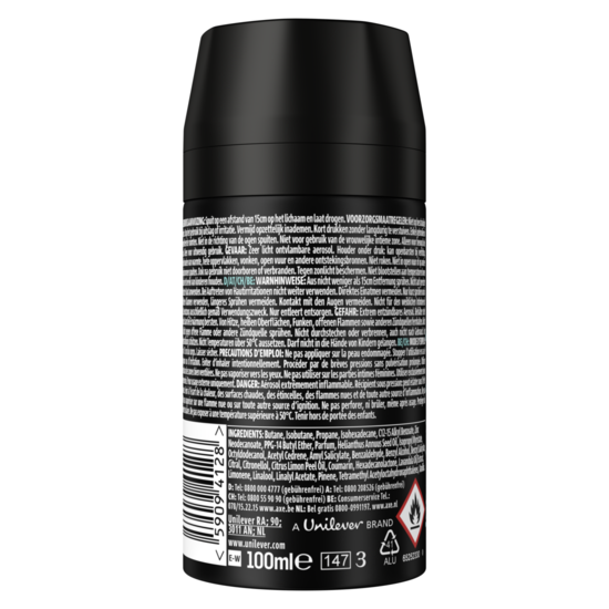 AXE Coconut & Sandalwood Lower Body Deo Spray 100 ml