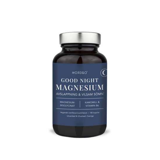 Nordbo Good Night Magnesium 180 kapslar