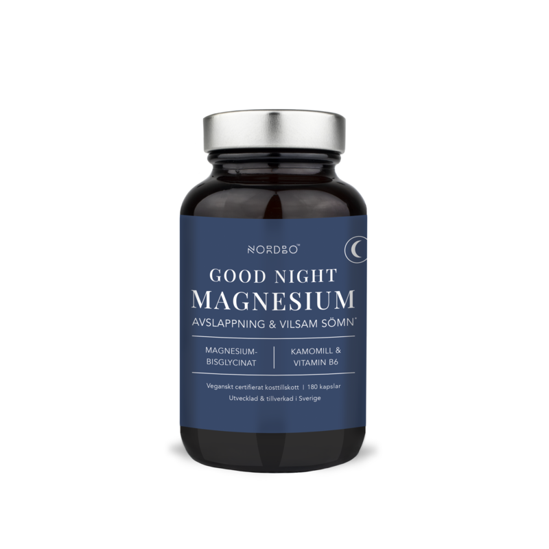 Nordbo Good Night Magnesium 180 kapslar