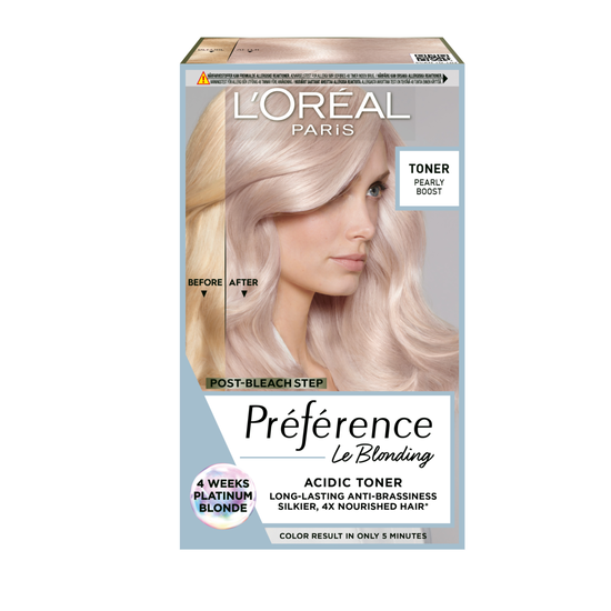 L'Oréal Paris Préférence Le Blonding Acidic Toningsfärg 02 Pearly Boost