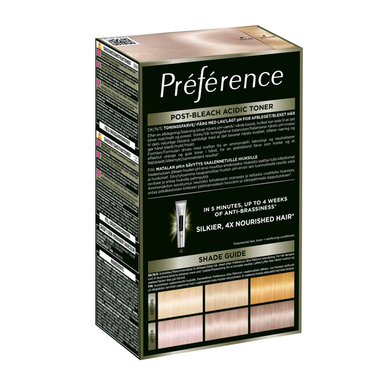 L'Oréal Paris Préférence Le Blonding Acidic Toningsfärg 02 Pearly Boost