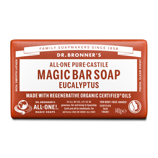 Dr. Bronner's Magic Bar Soap Eucalyptus 140 g