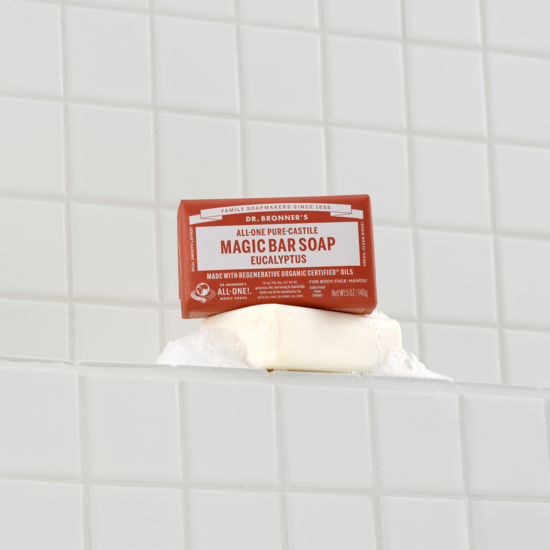 Dr. Bronner's Magic Bar Soap Eucalyptus 140 g