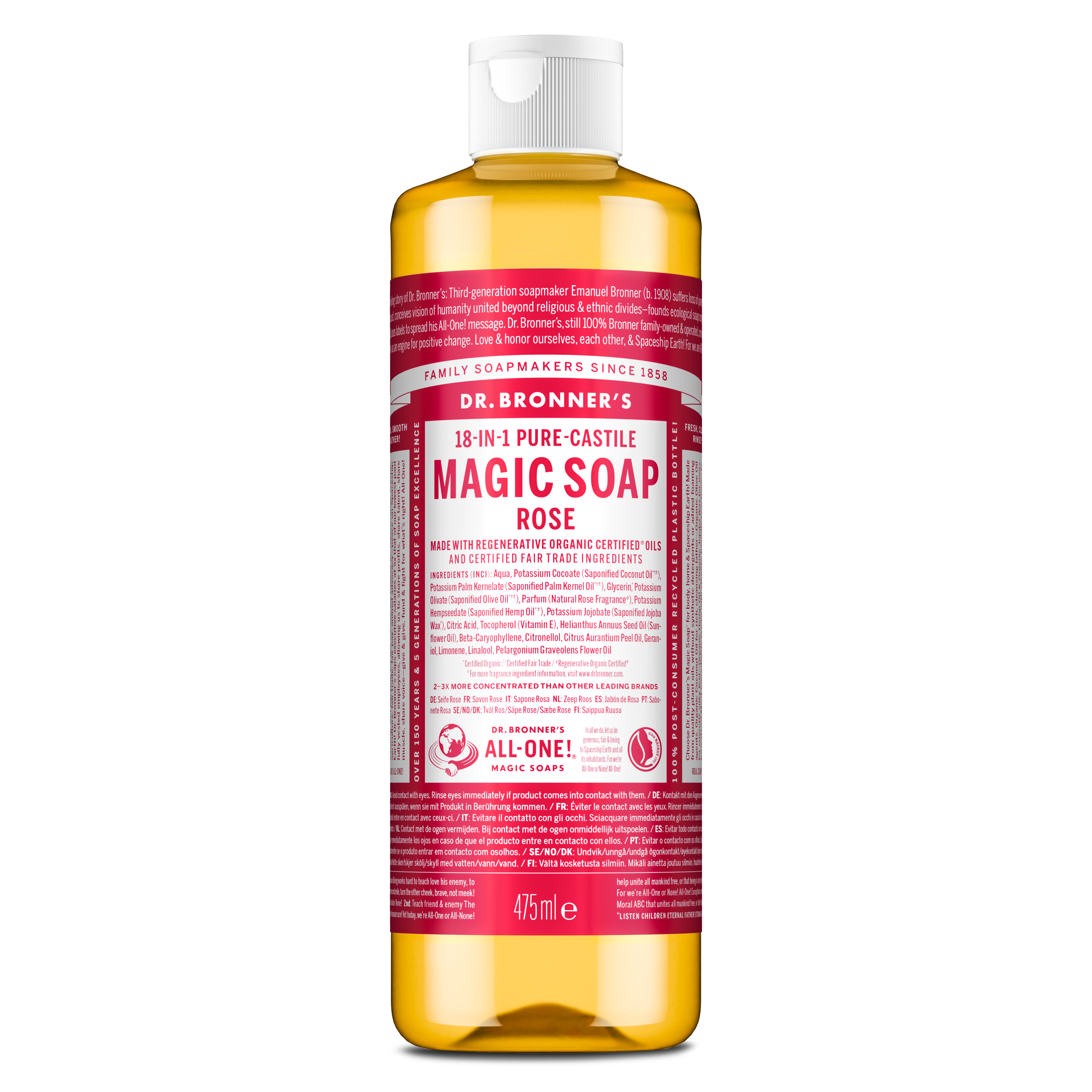 Dr. Bronner's Magic Soap Rose 475 ml