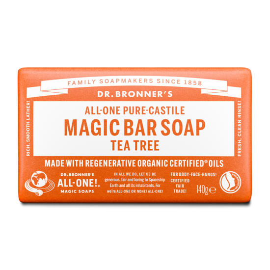 Dr. Bronner's Magic Bar Soap Tea Tree 140 g