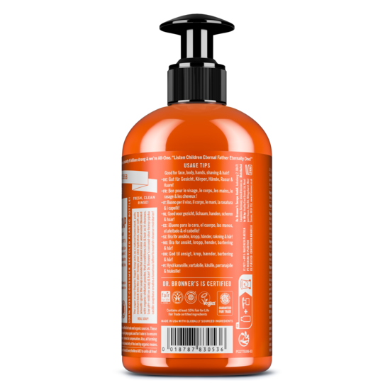 Dr. Bronner's Organic Sugar Soap Tea Tree 355 ml