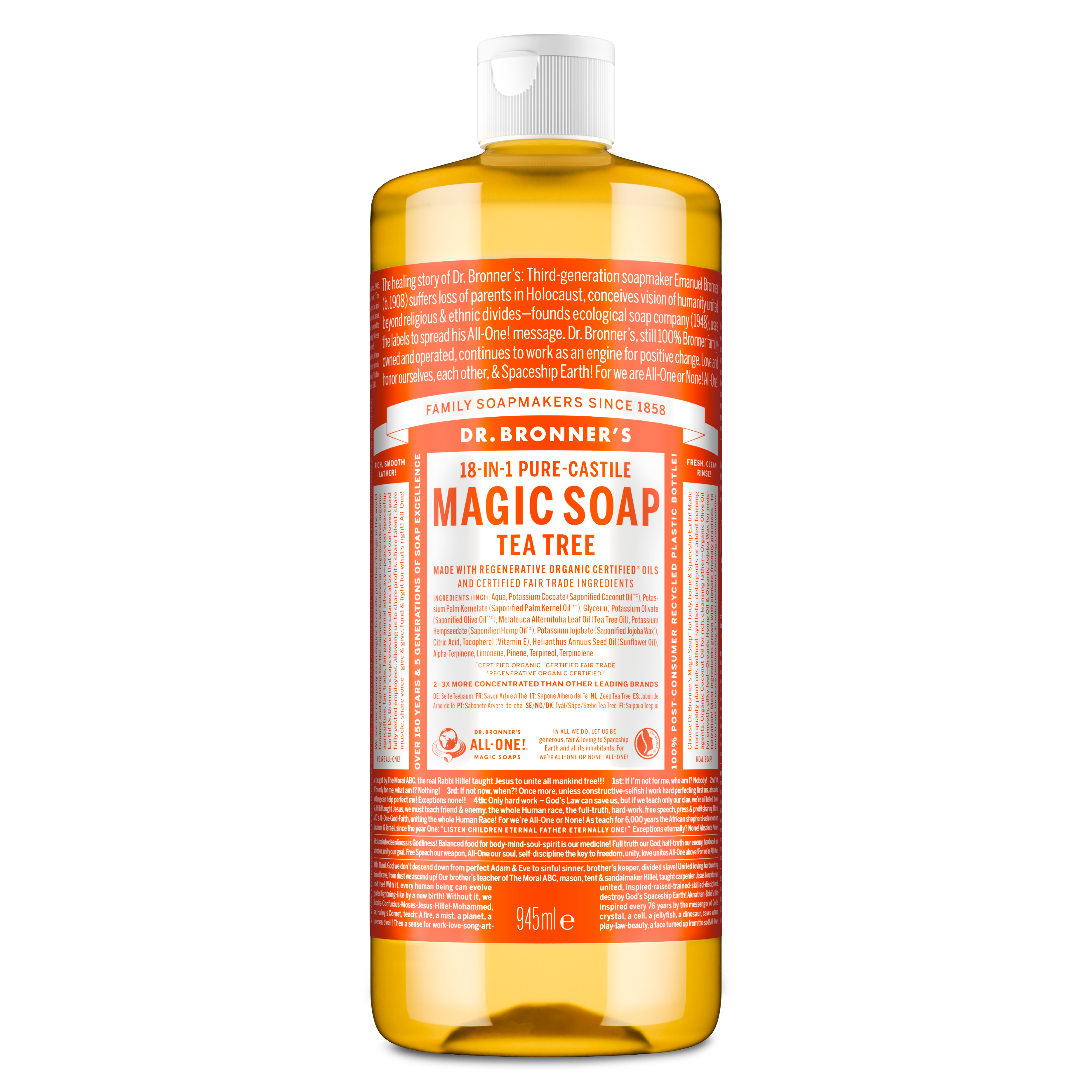 Dr. Bronner's Magic Soap Tea Tree 945 ml