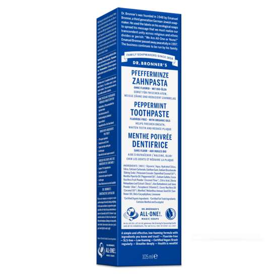 Dr. Bronner's All-One Toothpaste Peppermint 105 ml
