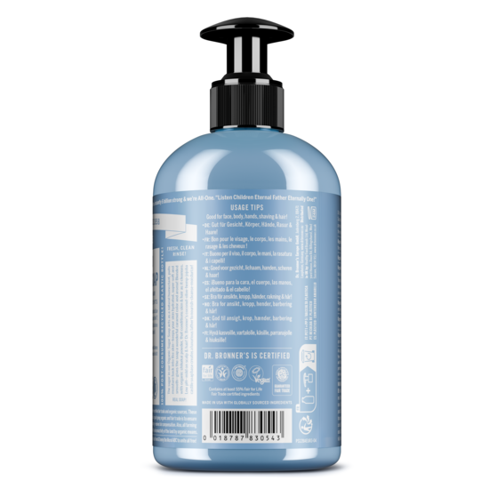 Dr. Bronner's Organic Sugar Soap Baby Unscented 355 ml