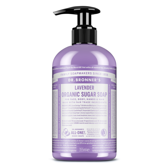 Dr. Bronner's Organic Sugar Soap Lavender 355 ml