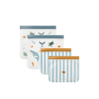 LIEWOOD Rebus Matpåsar Sea Creature/Sandy 4-Pack