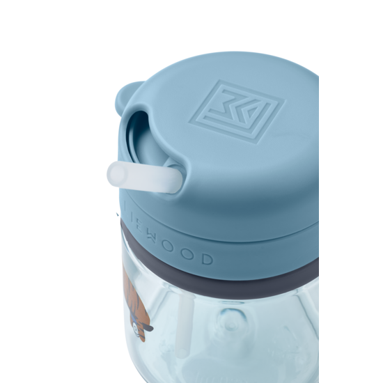LIEWOOD Pavia Sugrörsmugg Fun/Beach Blue 280 ml