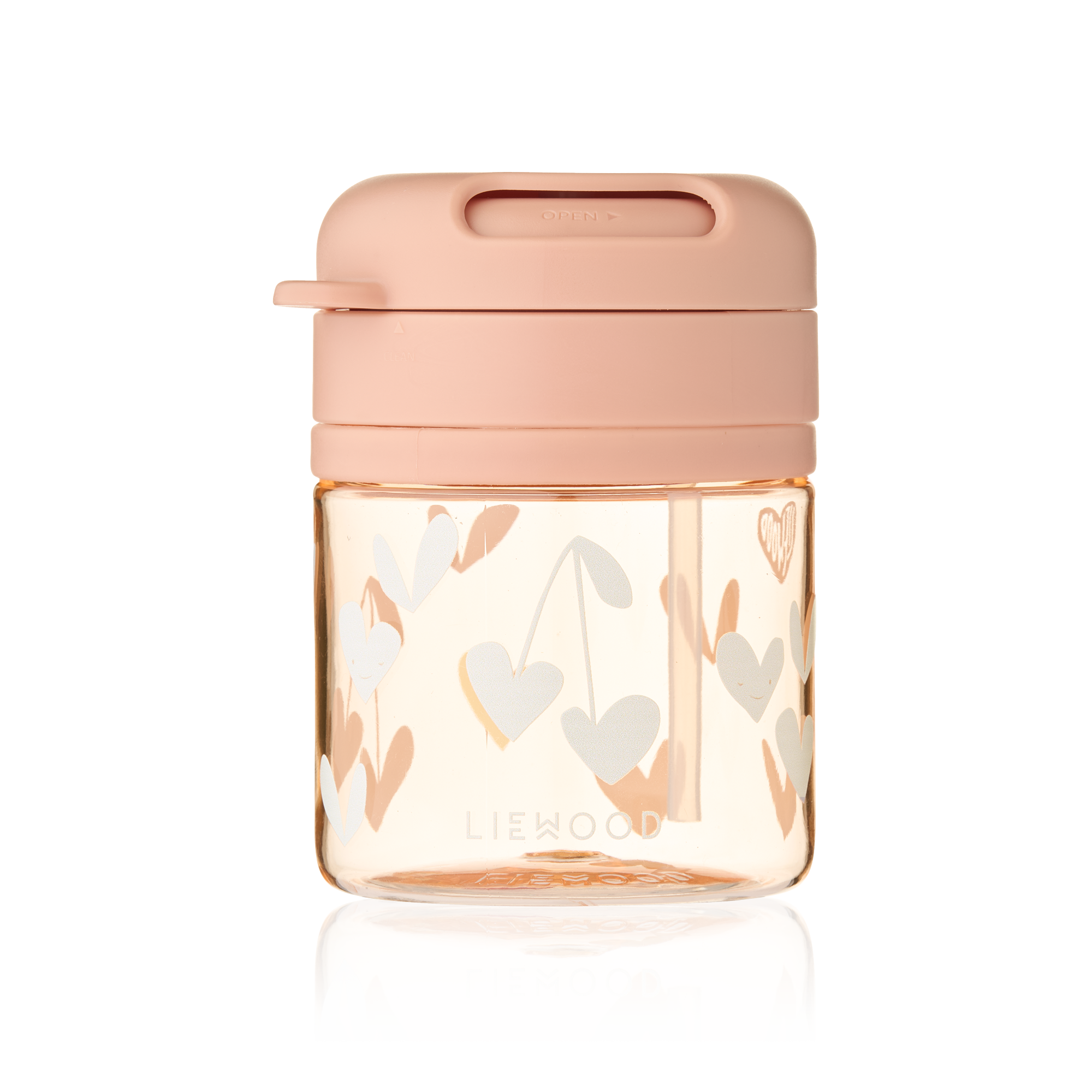 LIEWOOD Pavia Sugrörsmugg Sweethearts/Pale Tuscany 280 ml