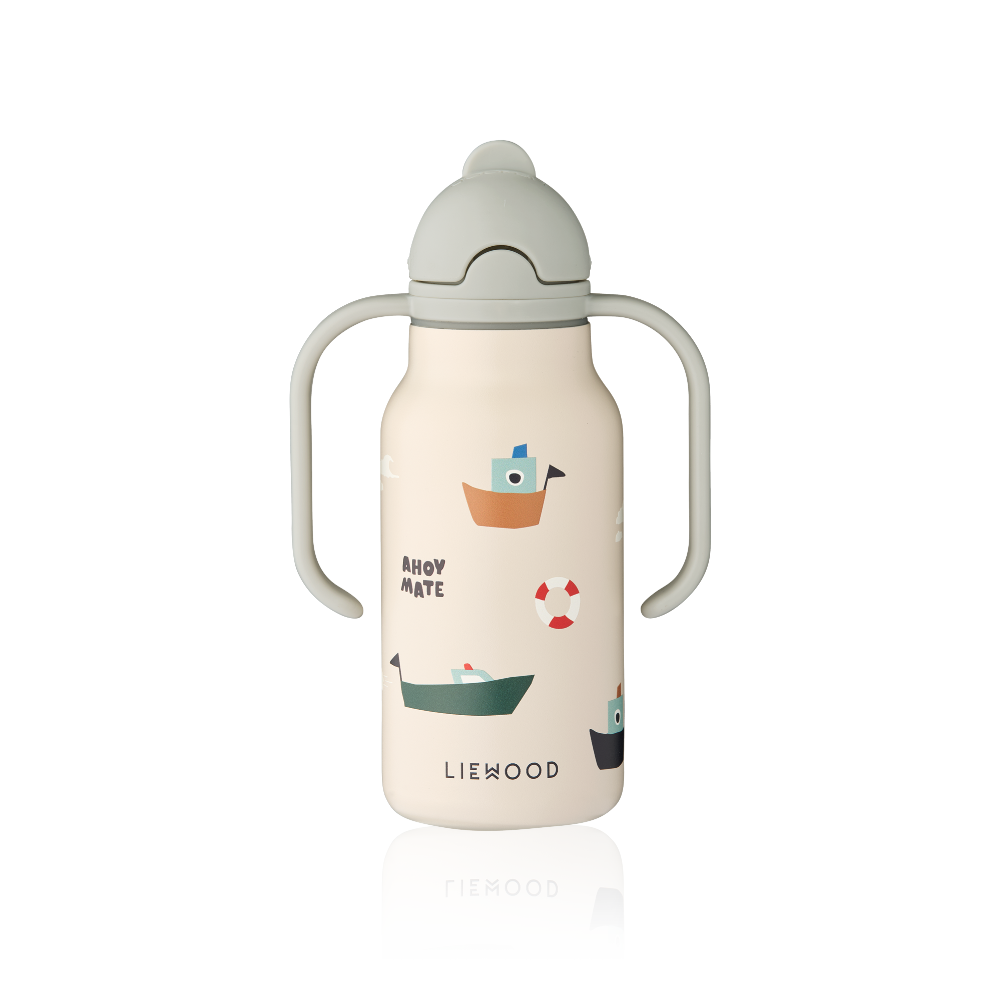 LIEWOOD Kimmie Sugrörsflaska Sailing/Sandy 250 ml