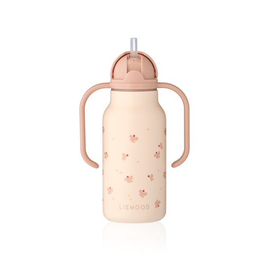 LIEWOOD Kimmie Sugrörsflaska Mini Butterfly/Apple Blossom 250 ml