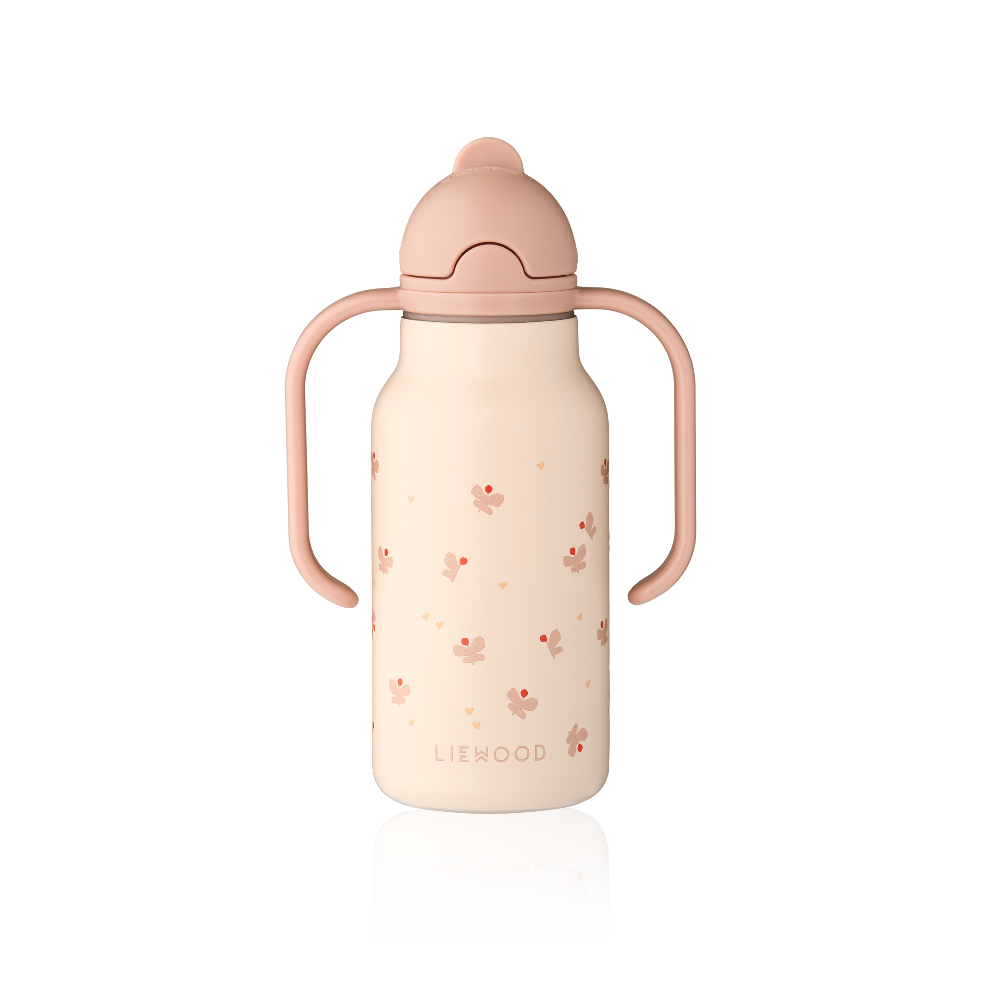 LIEWOOD Kimmie Sugrörsflaska Mini Butterfly/Apple Blossom 250 ml