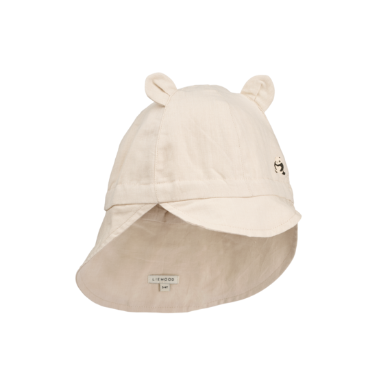 LIEWOOD Gorm Solhatt Panda/Sandy Strl 3-6 mån