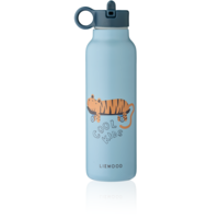 LIEWOOD Falk Vattenflaska Tiger/Beach Blue 500 ml