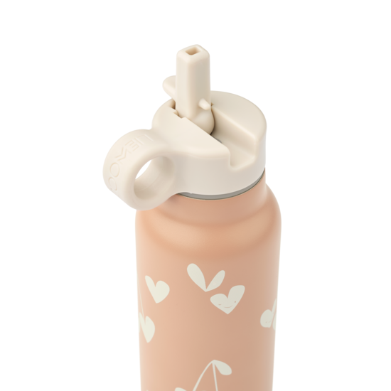 LIEWOOD Falk Vattenflaska Sweethearts/Pale Tuscany 350 ml