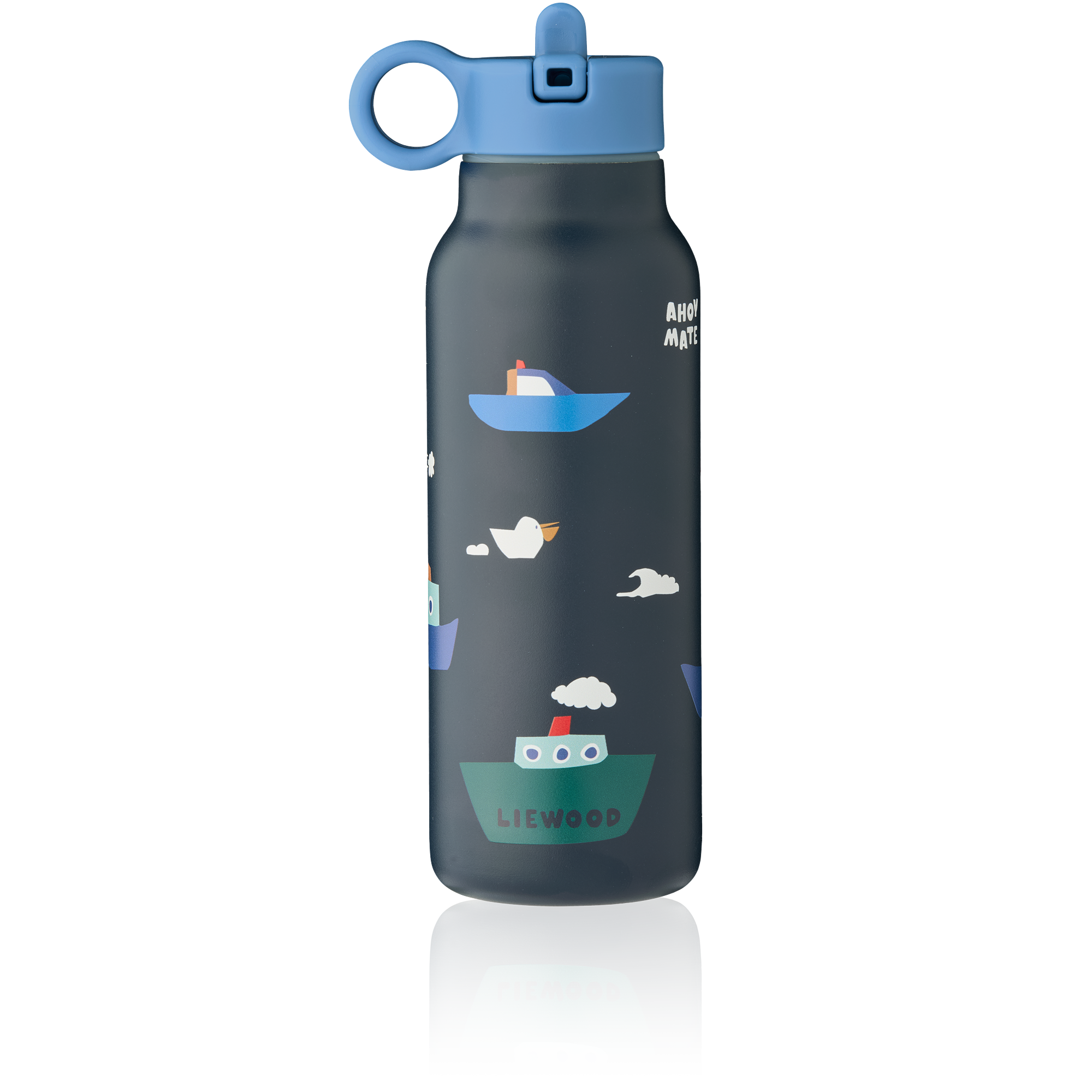 LIEWOOD Falk Vattenflaska Sailing/Classic Navy 350 ml