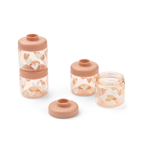 LIEWOOD Dominique Barnmatlådor Sweethearts/Pale Tuscany 100 ml 4-pack