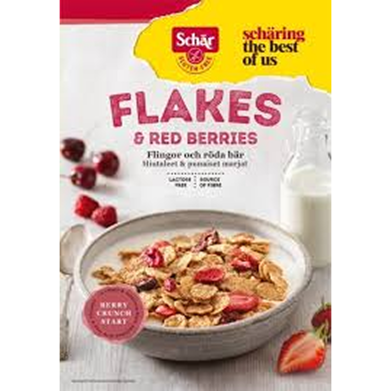 Schär Flakes & Red berries Glutenfri 300 g