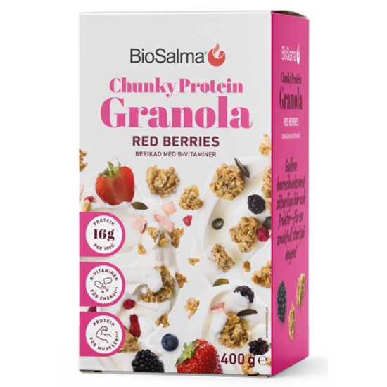 BioSalma Chunky Protein Granola Red Berries 400 g