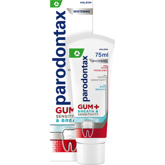 Parodontax Gum+Sensitivity & Breath Whitening Tandkräm 75 ml